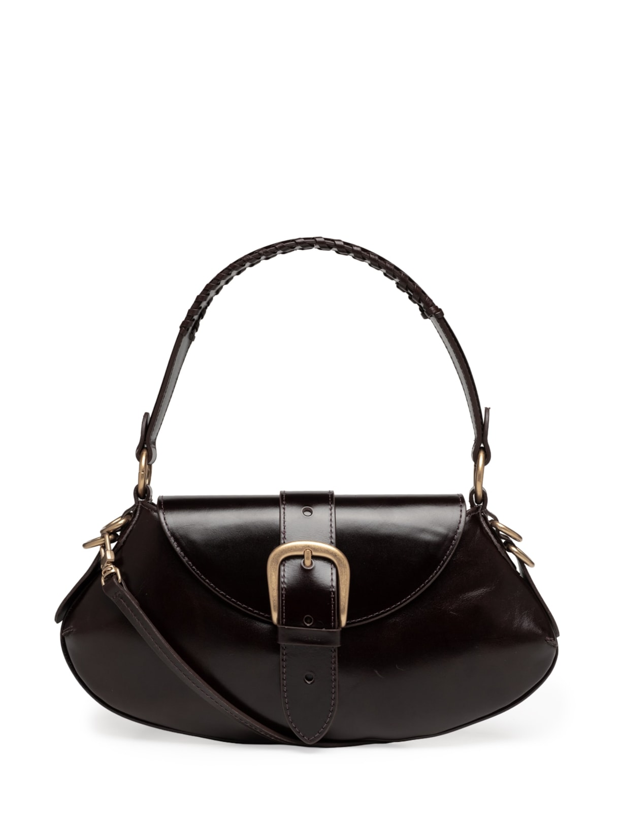Bolsa Feminina Shoulder Lauren Média – Marrom Vicenza
