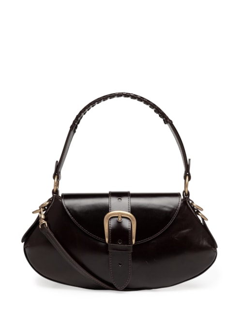 Bolsa Feminina Shoulder Lauren Média – Marrom