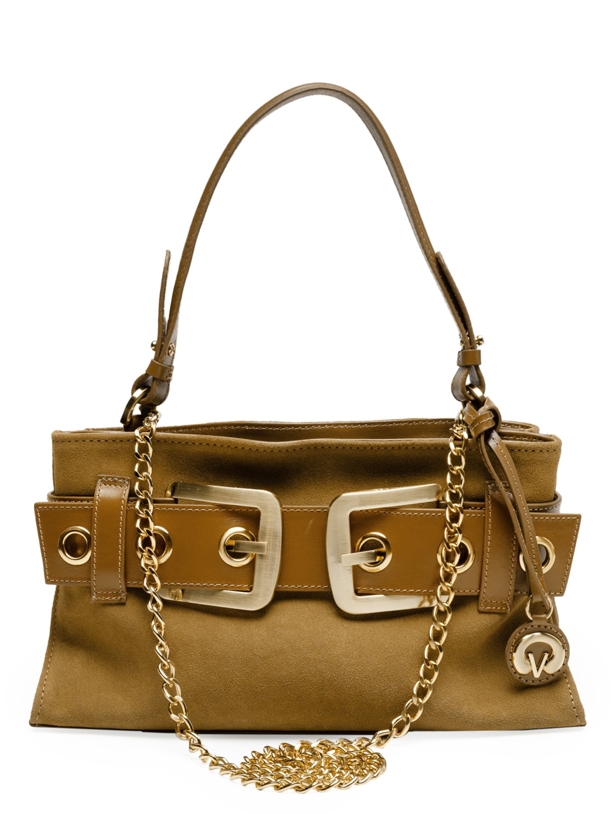 Bolsa Feminina Shoulder Lien Média - Marrom