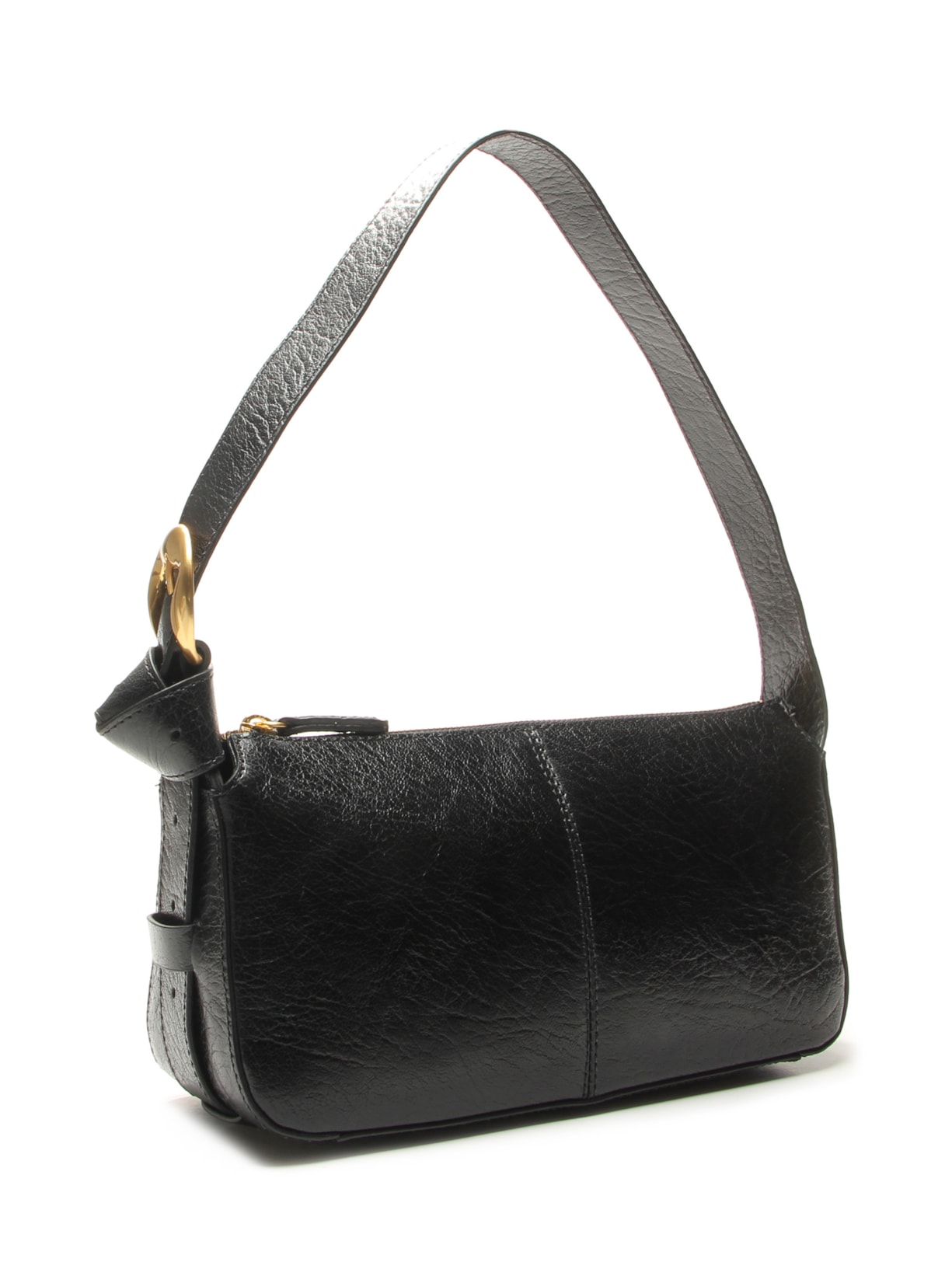 Bolsa Feminina Shoulder Nathalie Pequena Preto Vicenza