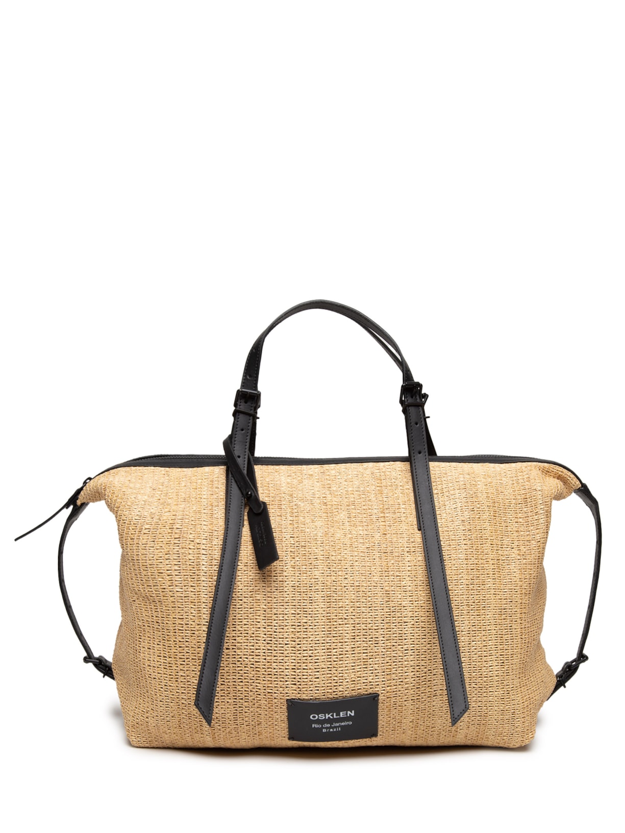 Bolsa Feminina Shoulder Ráfia Bege Osklen