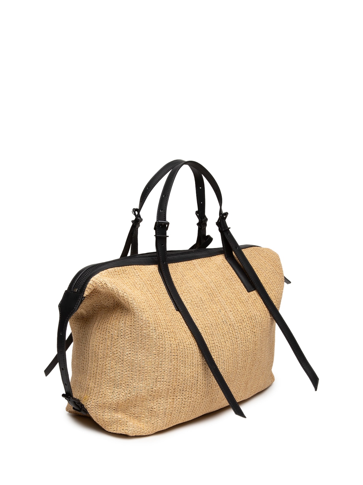 Bolsa Feminina Shoulder Ráfia Bege Osklen
