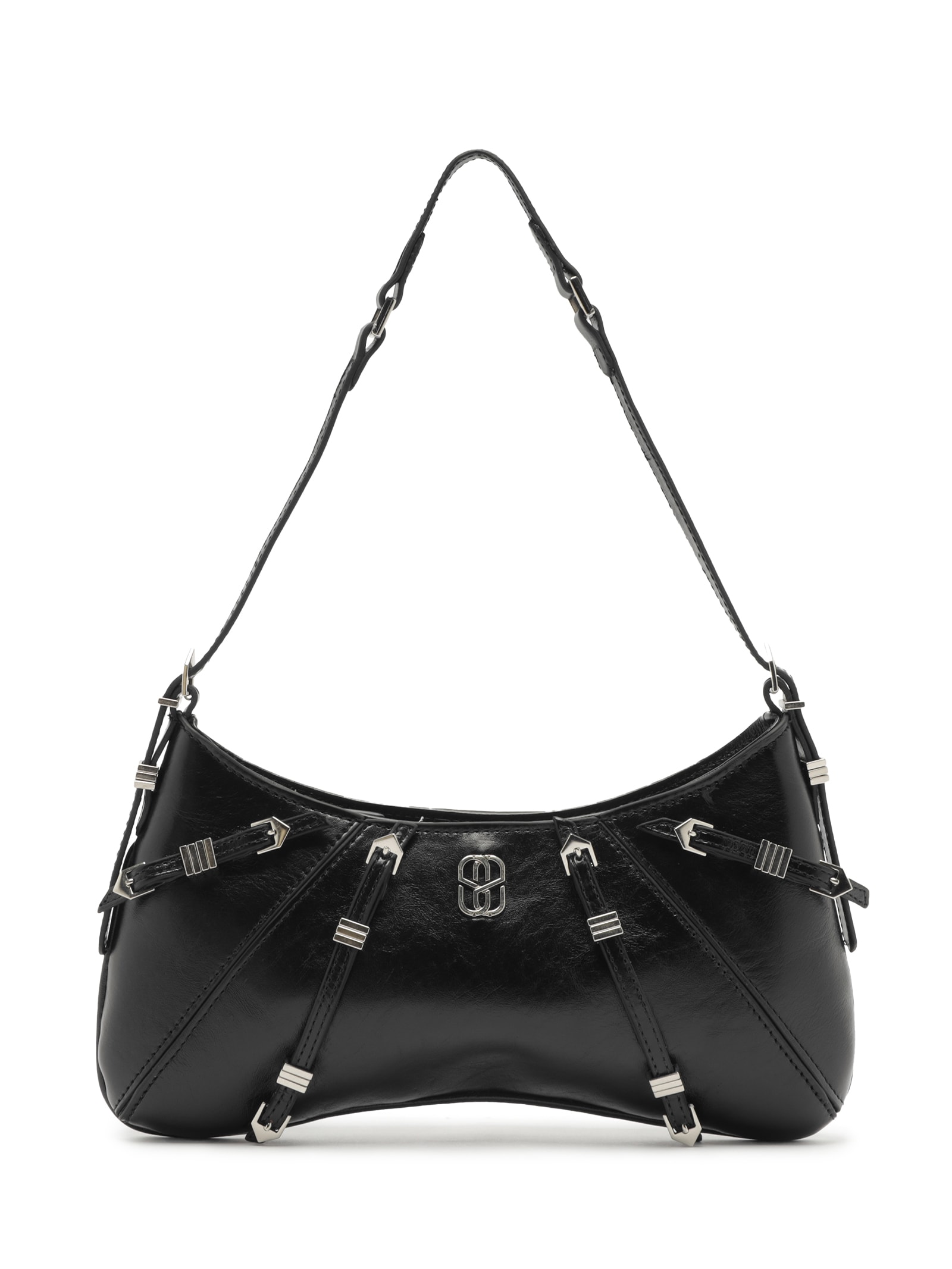 Bolsa Feminina Shoulder Tessa Jeans - Schutz - Preto