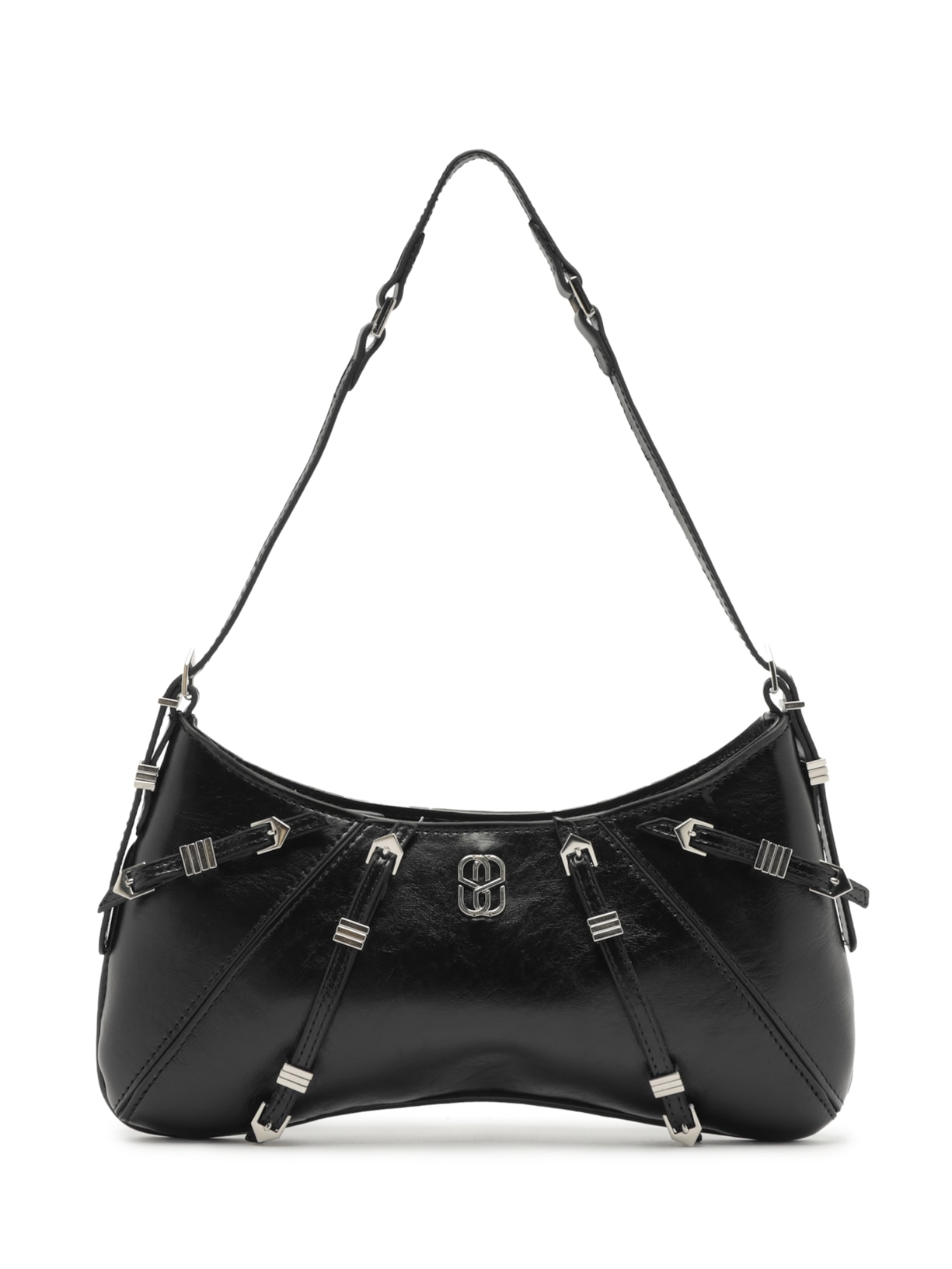 Bolsa Feminina Shoulder Tessa Jeans - Preto