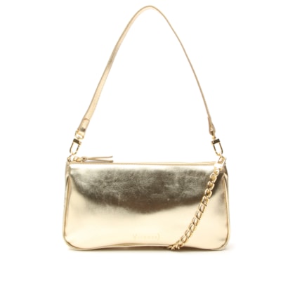 Bolsa Feminina Sintética Napa Iron Other - Dourado