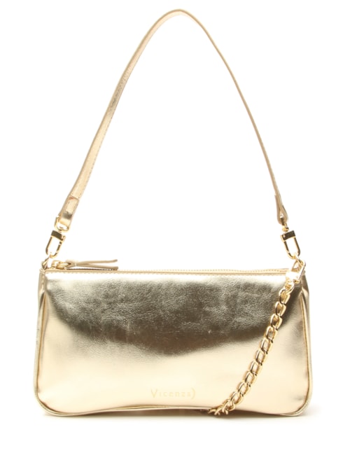 Bolsa Feminina Sintética Napa Iron Other - Dourado