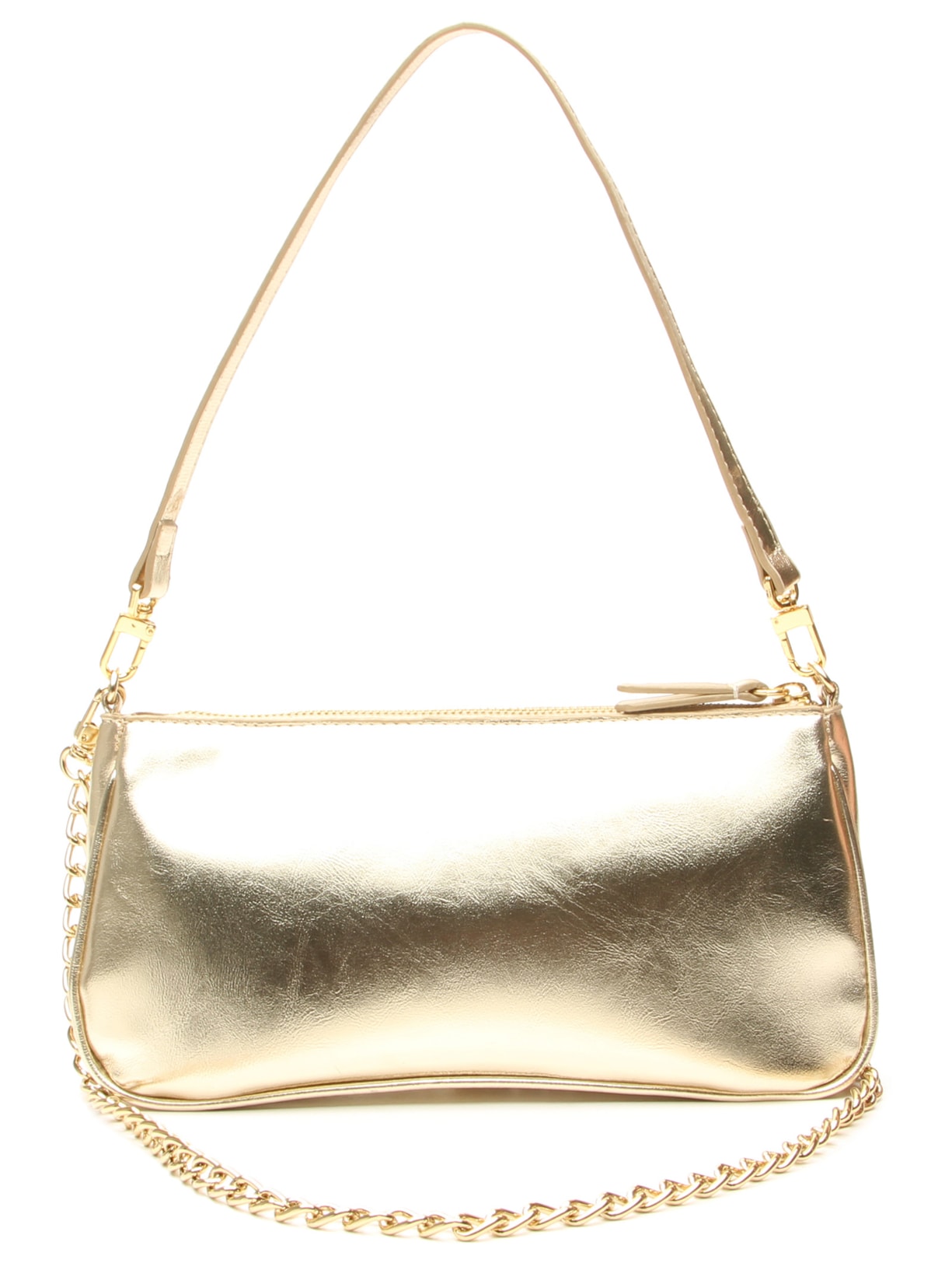 Bolsa Feminina Sintética Napa Iron Other Dourado Vicenza