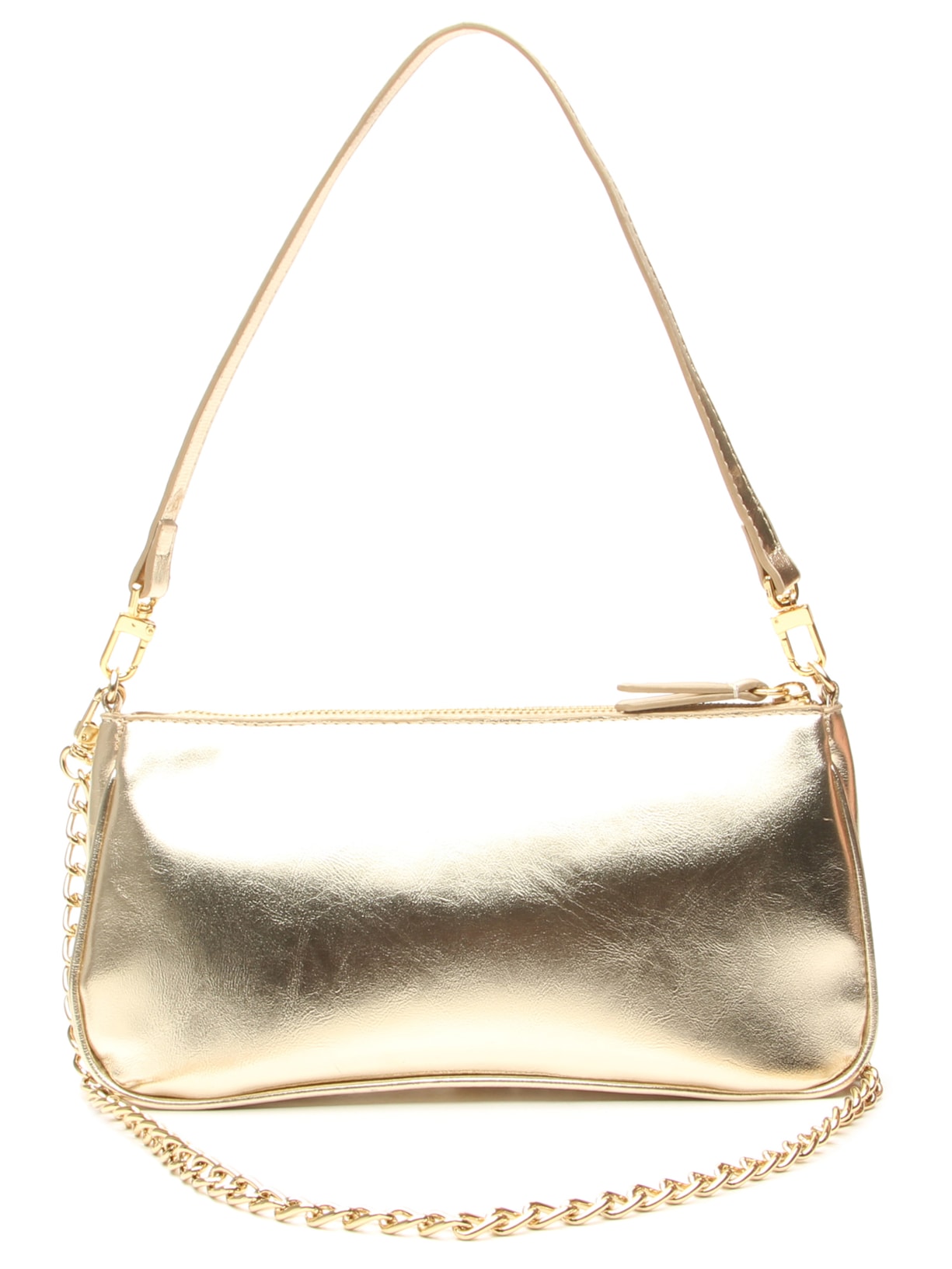 Bolsa Feminina Sintética Napa Iron Other Dourado Vicenza