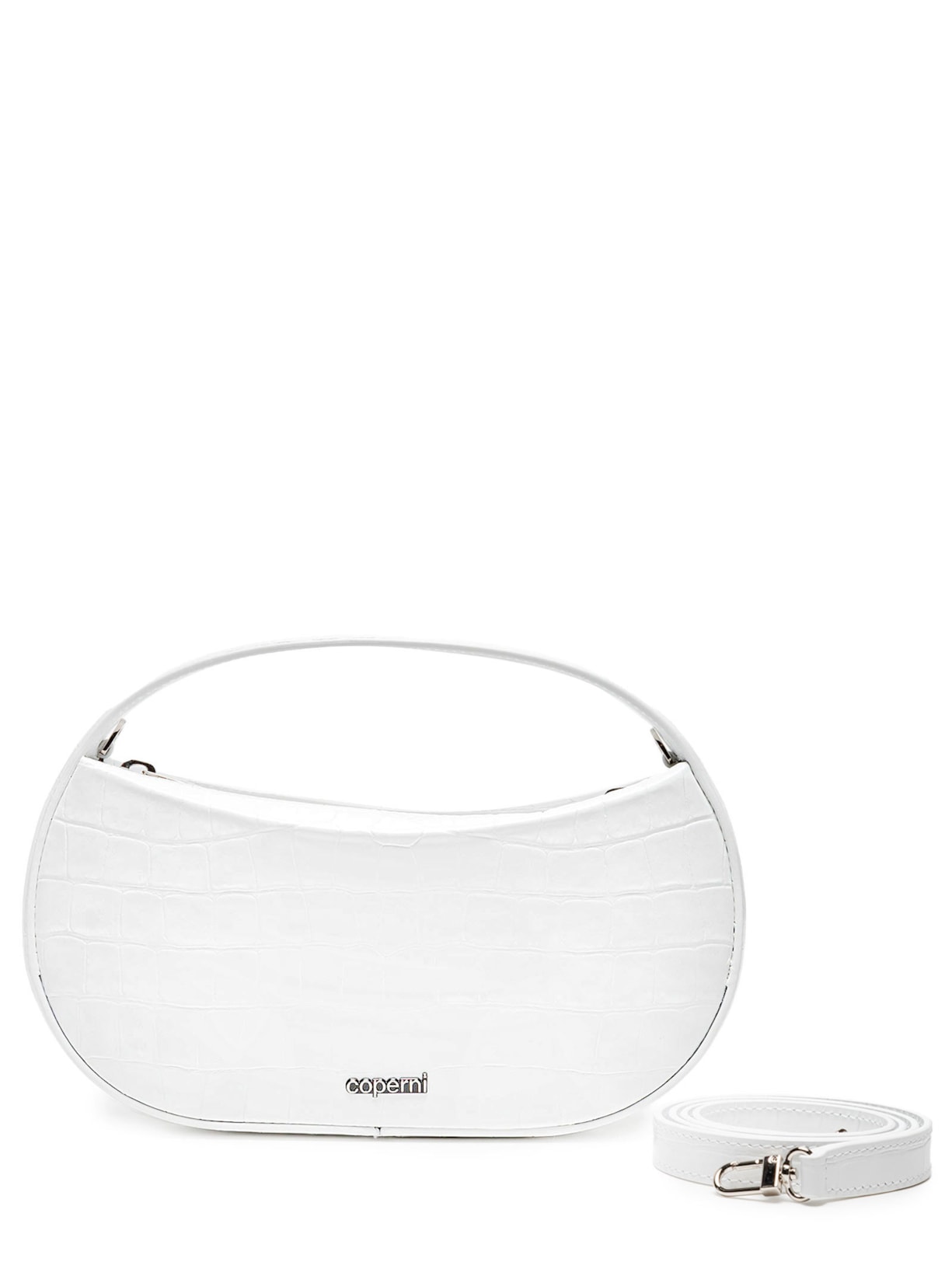 Bolsa Feminina Small Sound Swipe Bag Croco - Branco