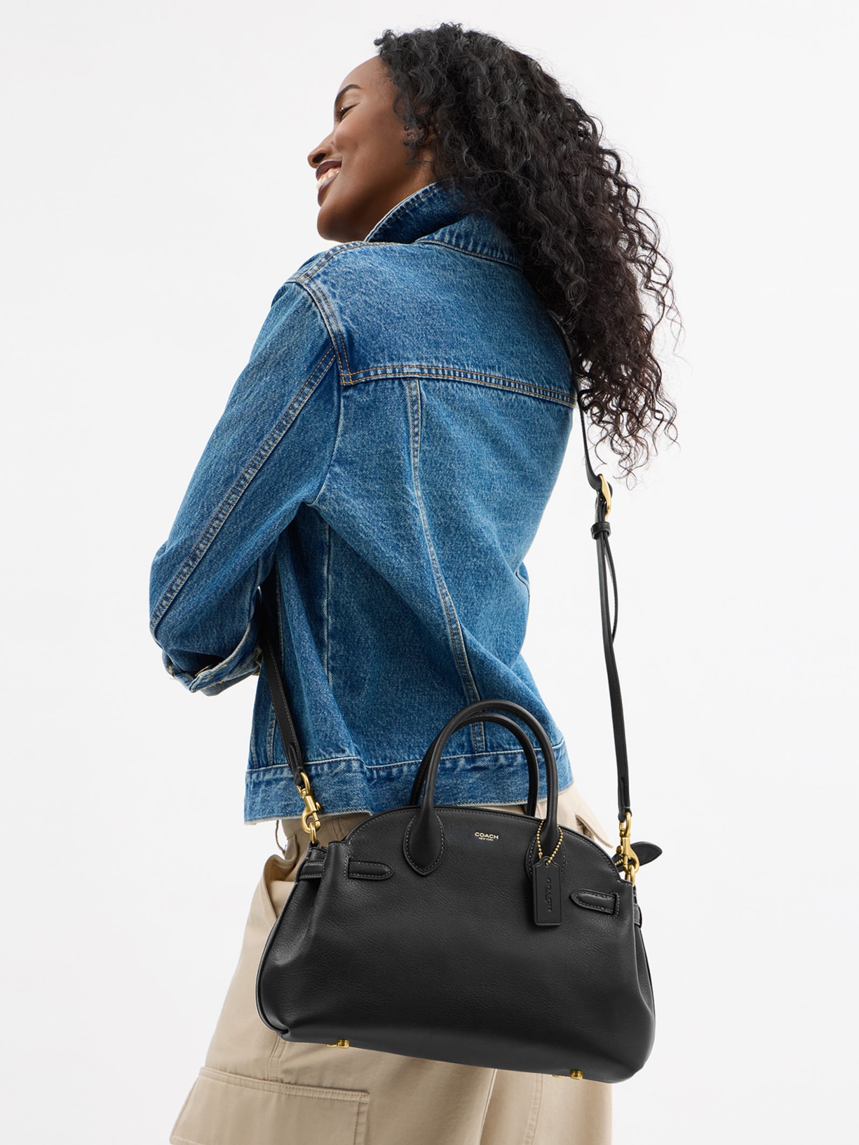 Bolsa Feminina Soft Empire Carryal 28 Preto Coach