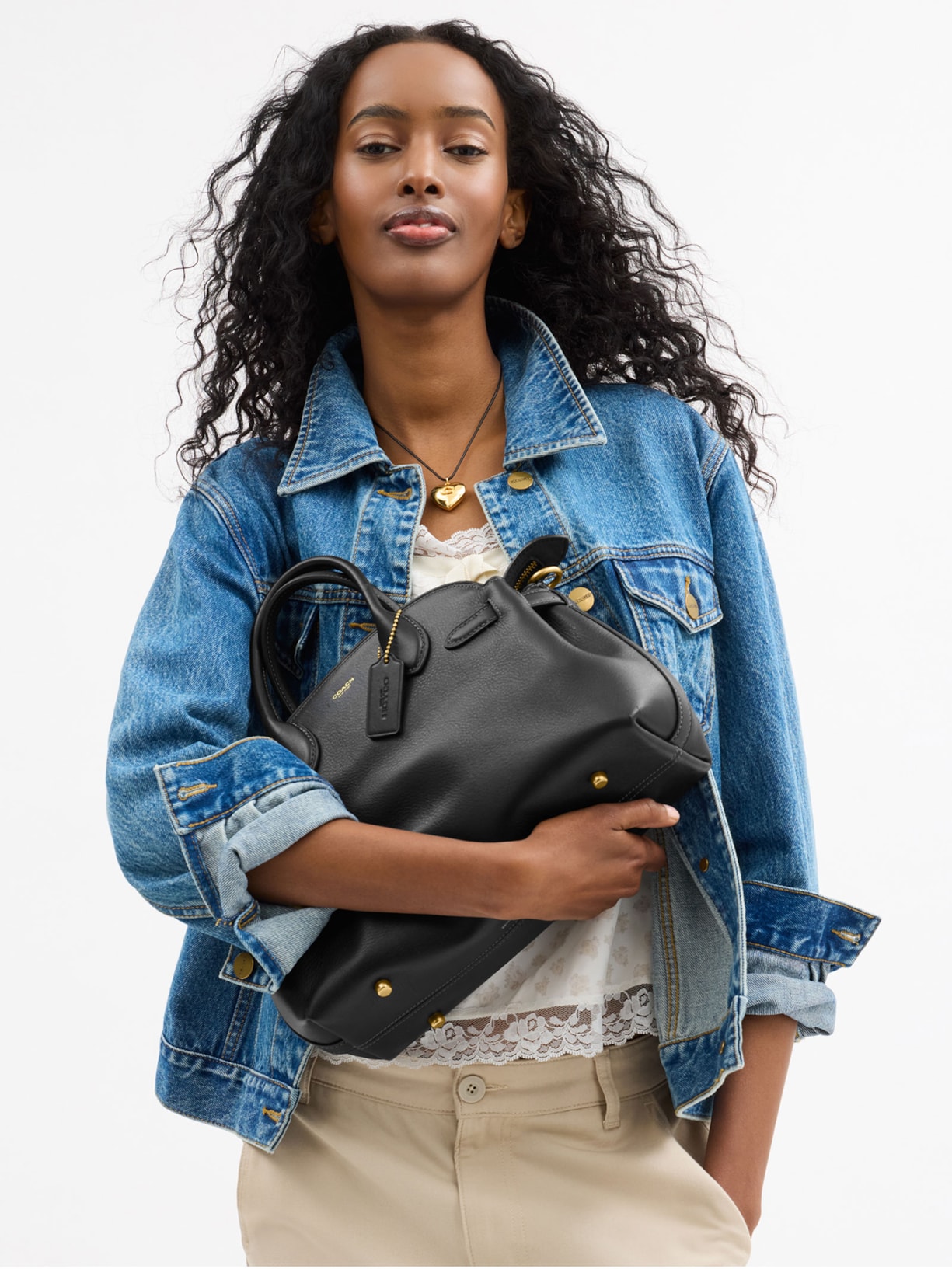 Bolsa Feminina Soft Empire Carryal 28 Preto Coach