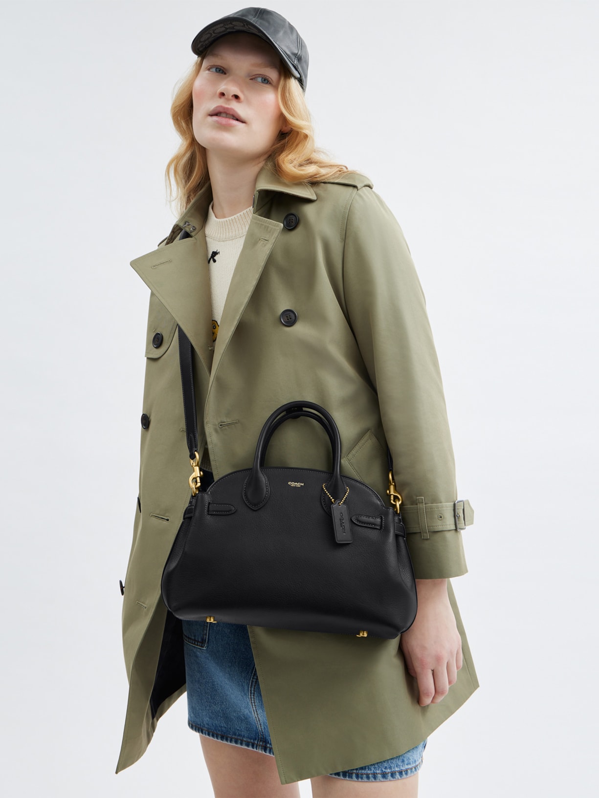 Bolsa Feminina Soft Empire Carryal 28 Preto Coach