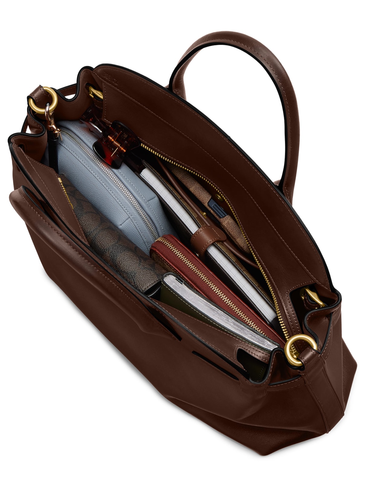 Bolsa Feminina Soft Empire Carryall 40 Marrom Coach