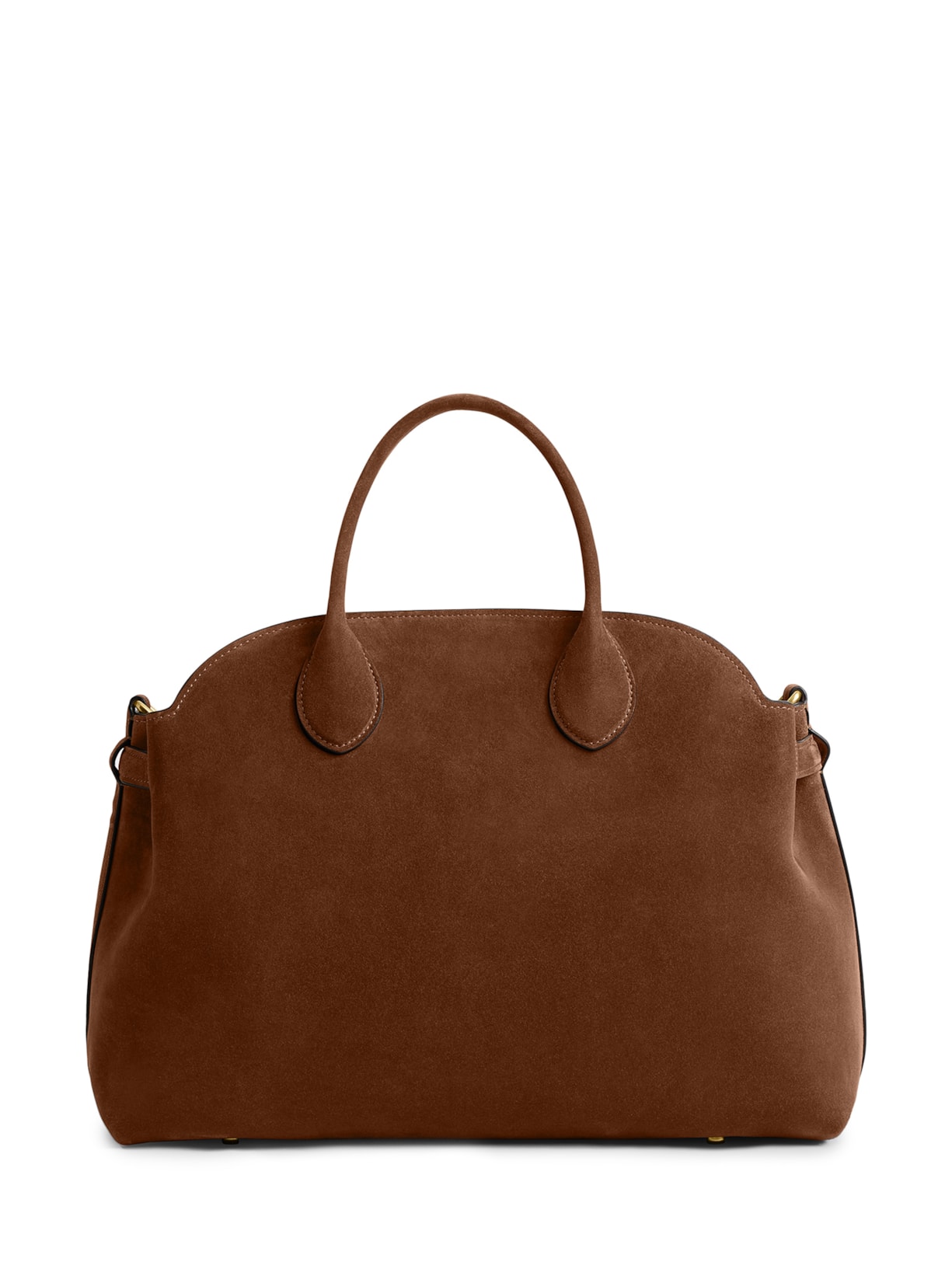 Bolsa Feminina Soft Empire Carryall 40 Suede WA Marrom Coach