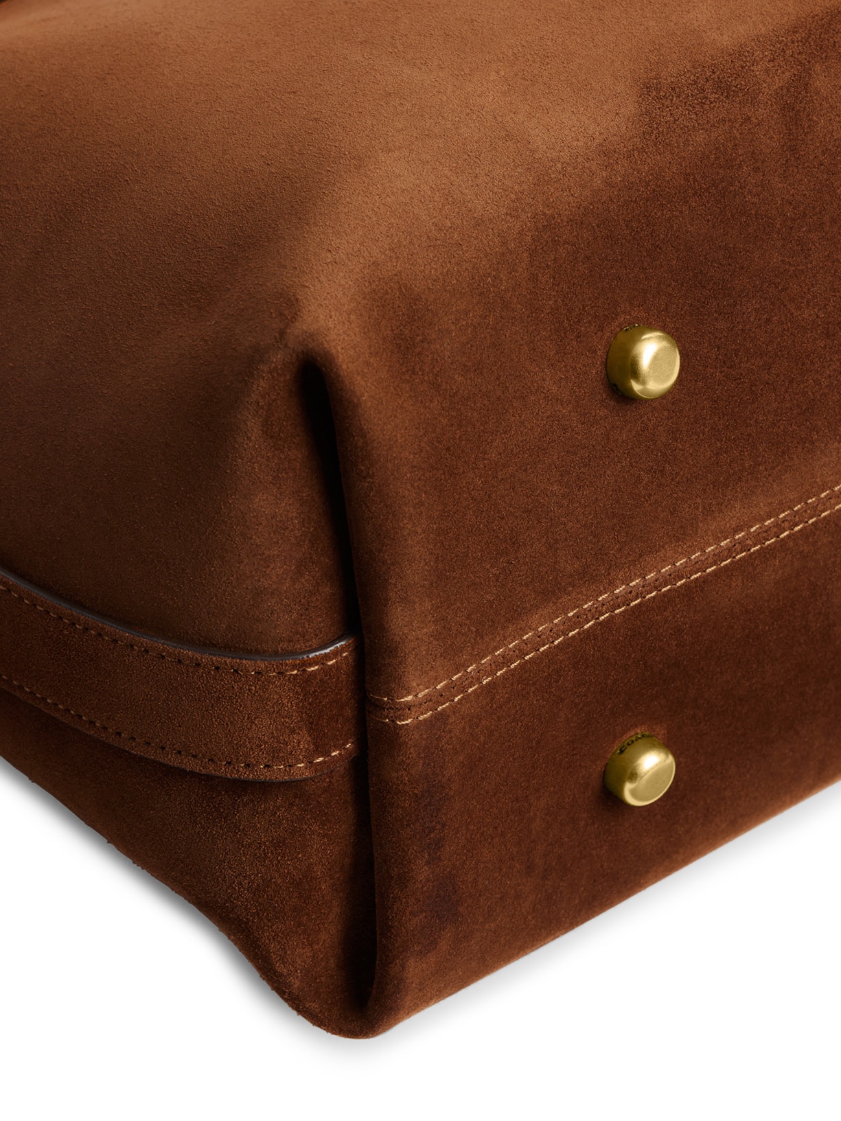 Bolsa Feminina Soft Empire Carryall 40 Suede WA Marrom Coach