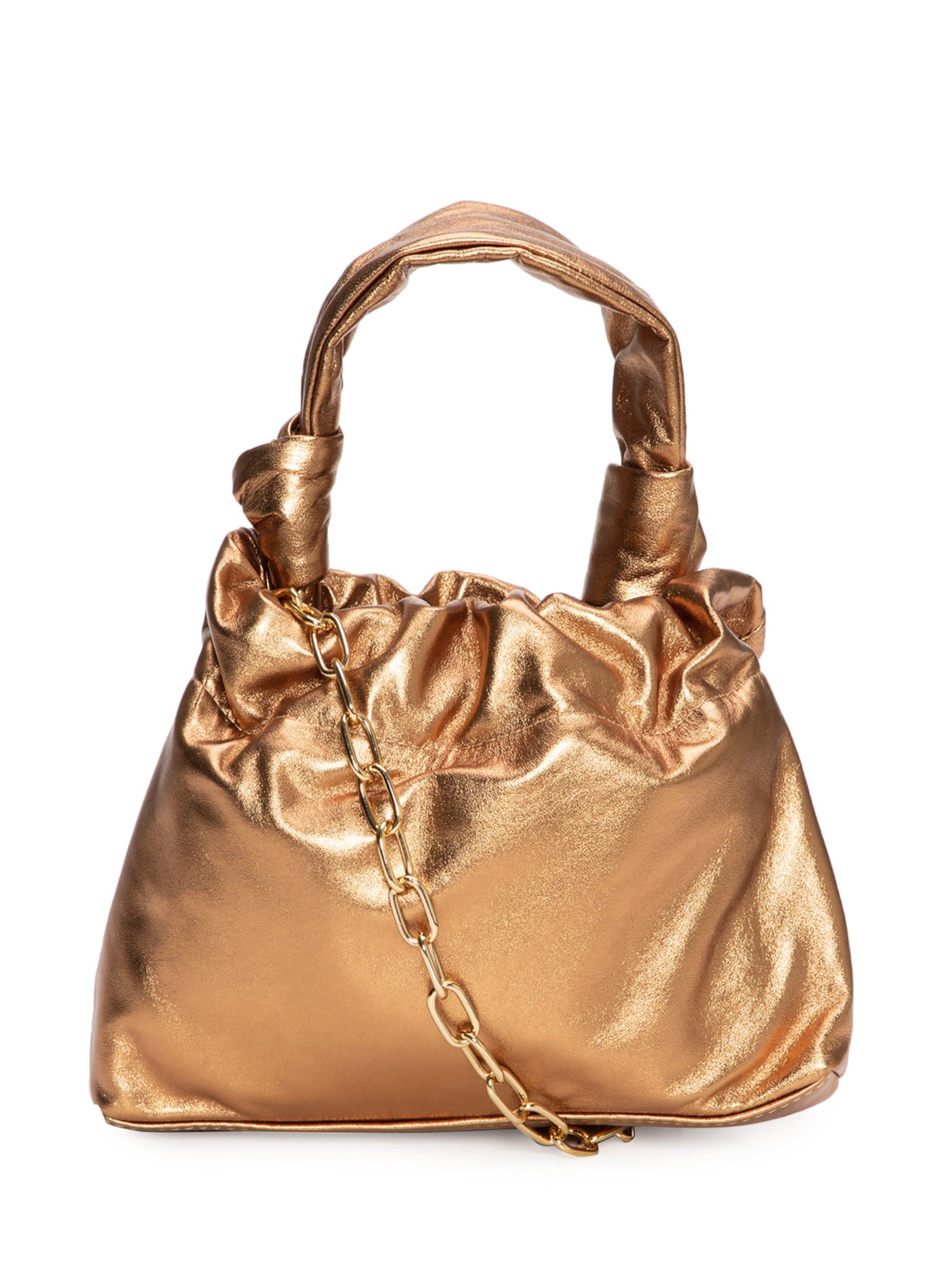 Bolsa Feminina Sophie Soft Metalizado - Dourado