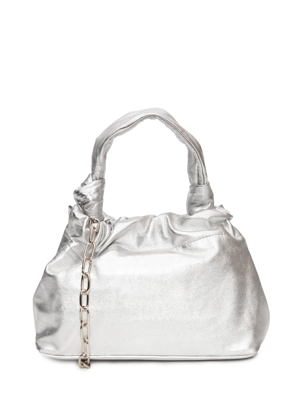 Bolsa Feminina Sophie Soft Metalizado - Prata