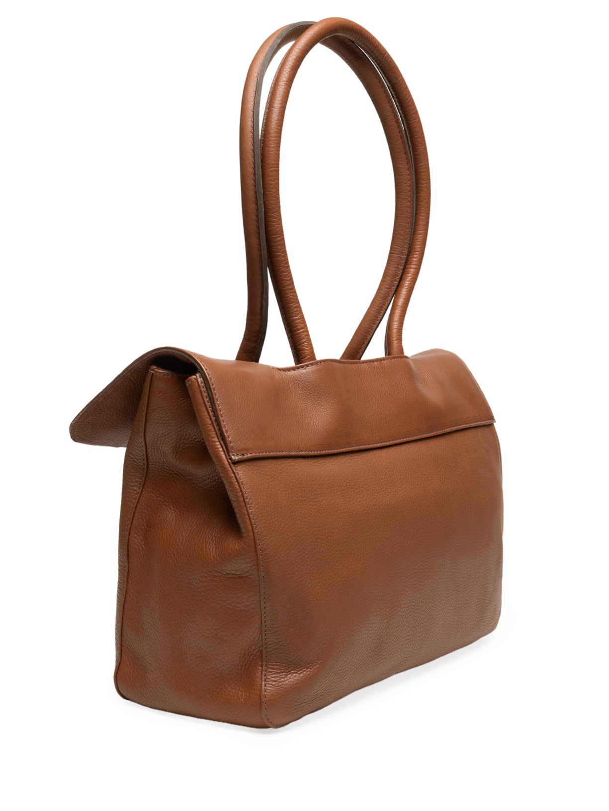 Bolsa Feminina St Honoré Couro Natural Marrom Glorinha Paranaguá