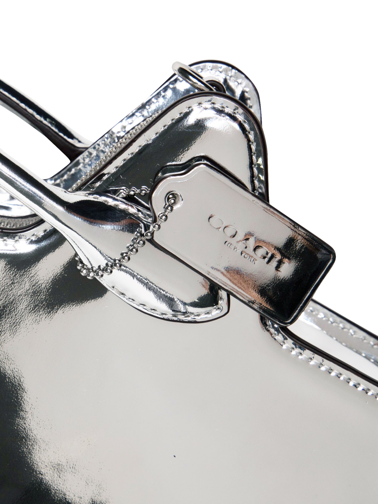 Bolsa Feminina Star Metallic Prata Coach