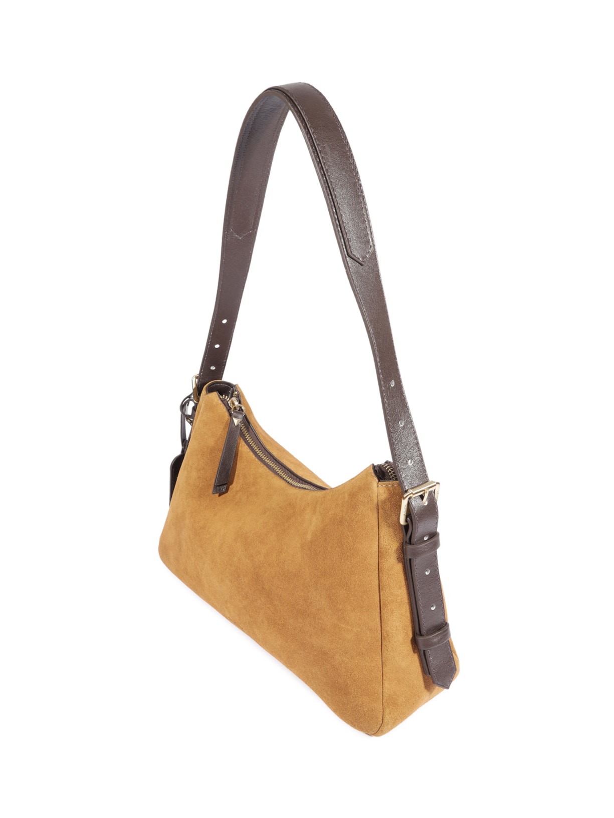 Bolsa Feminina Suede Média Marrom Schutz