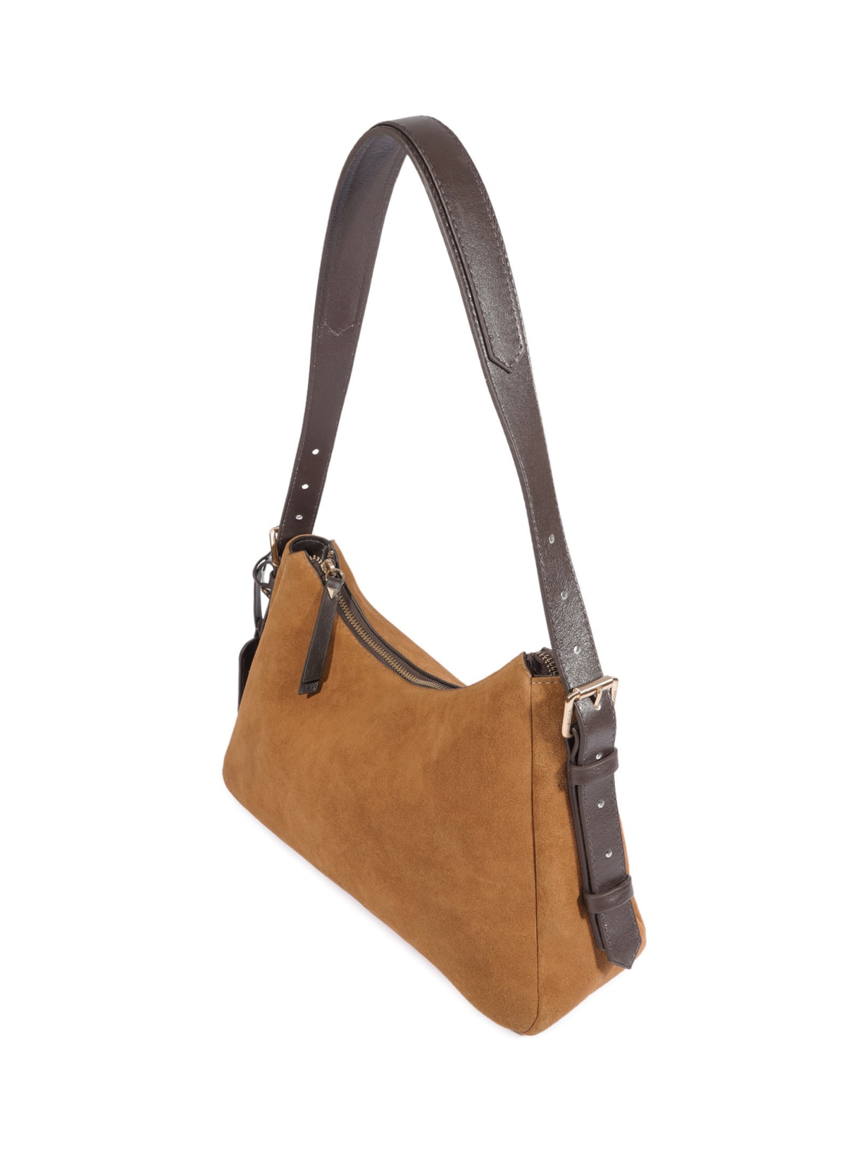 Bolsa Feminina Suede Média Marrom Schutz