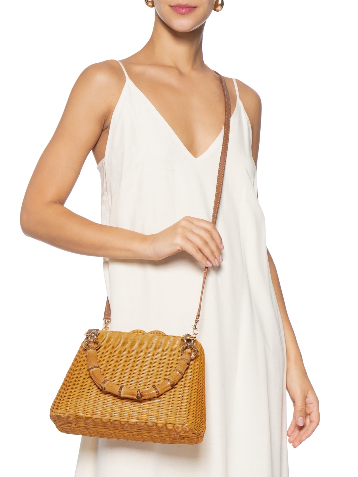 Bolsa Feminina Sylvie WK Bege Serpui