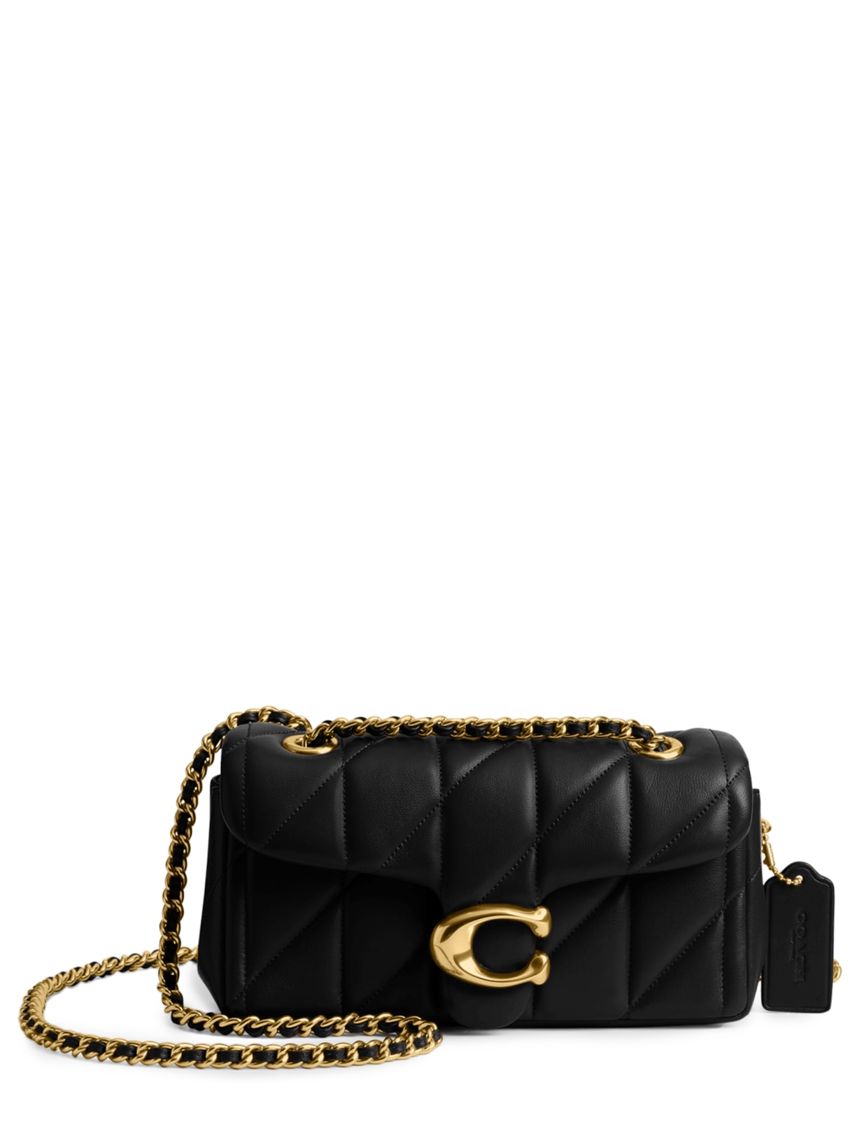 Bolsa Feminina Tabby Shoulder 20 With Quilting Preto Coach