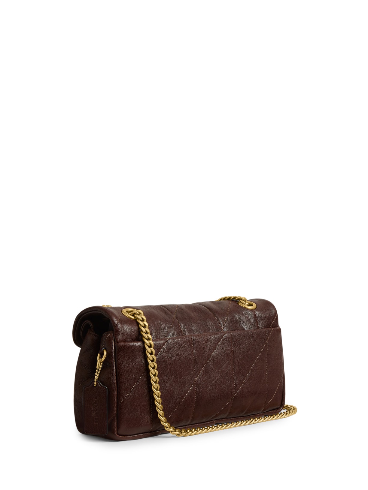 Bolsa Feminina Tabby Shoulder 26 Soft Quilted Marrom Coach