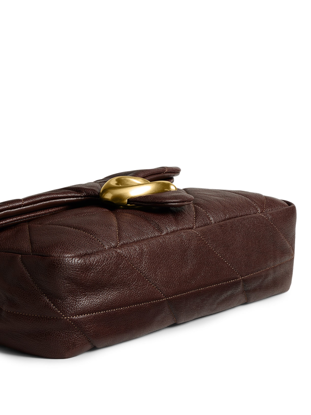Bolsa Feminina Tabby Shoulder 26 Soft Quilted Marrom Coach