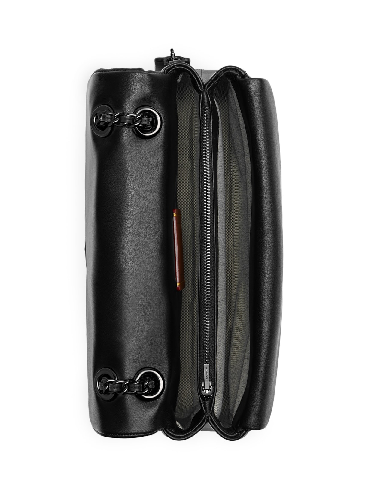 Bolsa Feminina Tabby Shoulder 26 With Quilting Preto Coach