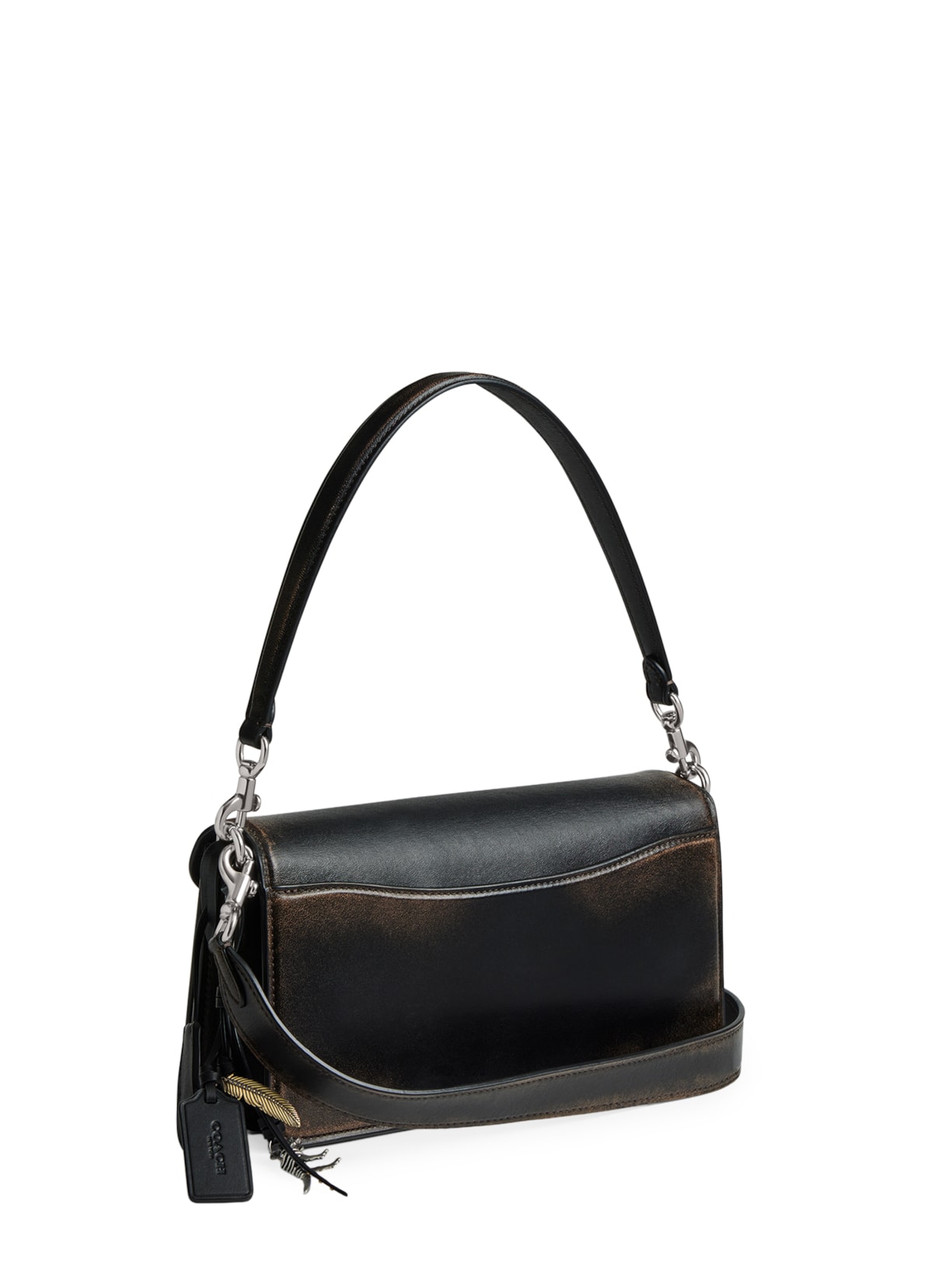 Bolsa Feminina Tabby Shoulder Loved Leather With Quilting Marrom Coach