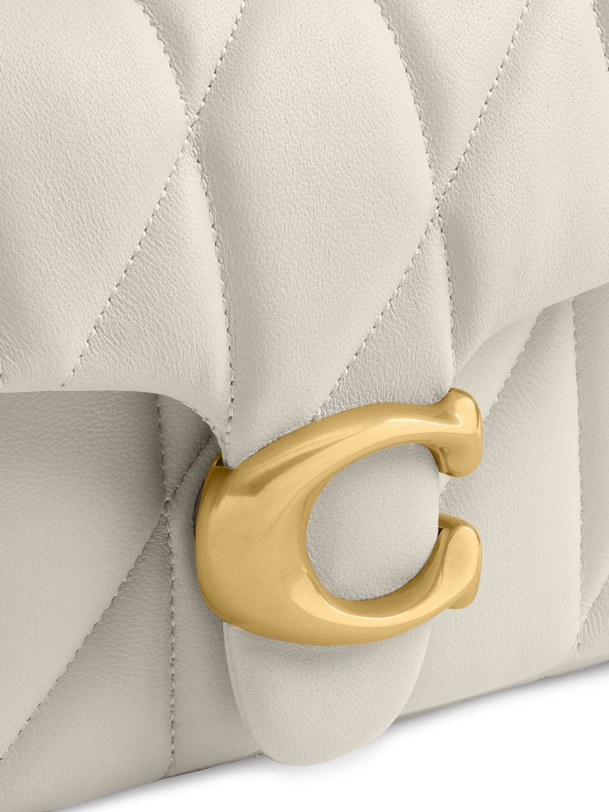 Bolsa Feminina Tabby Shoulder With Quilting 20 Branco Coach