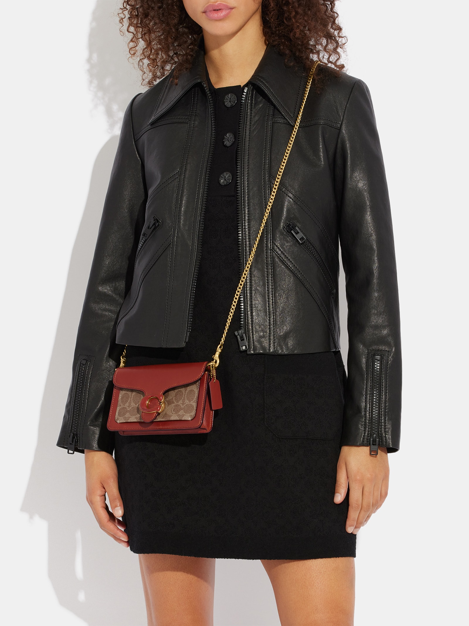 Coach - Bolsa Feminina Tabby Wristlet Signature - Marrom