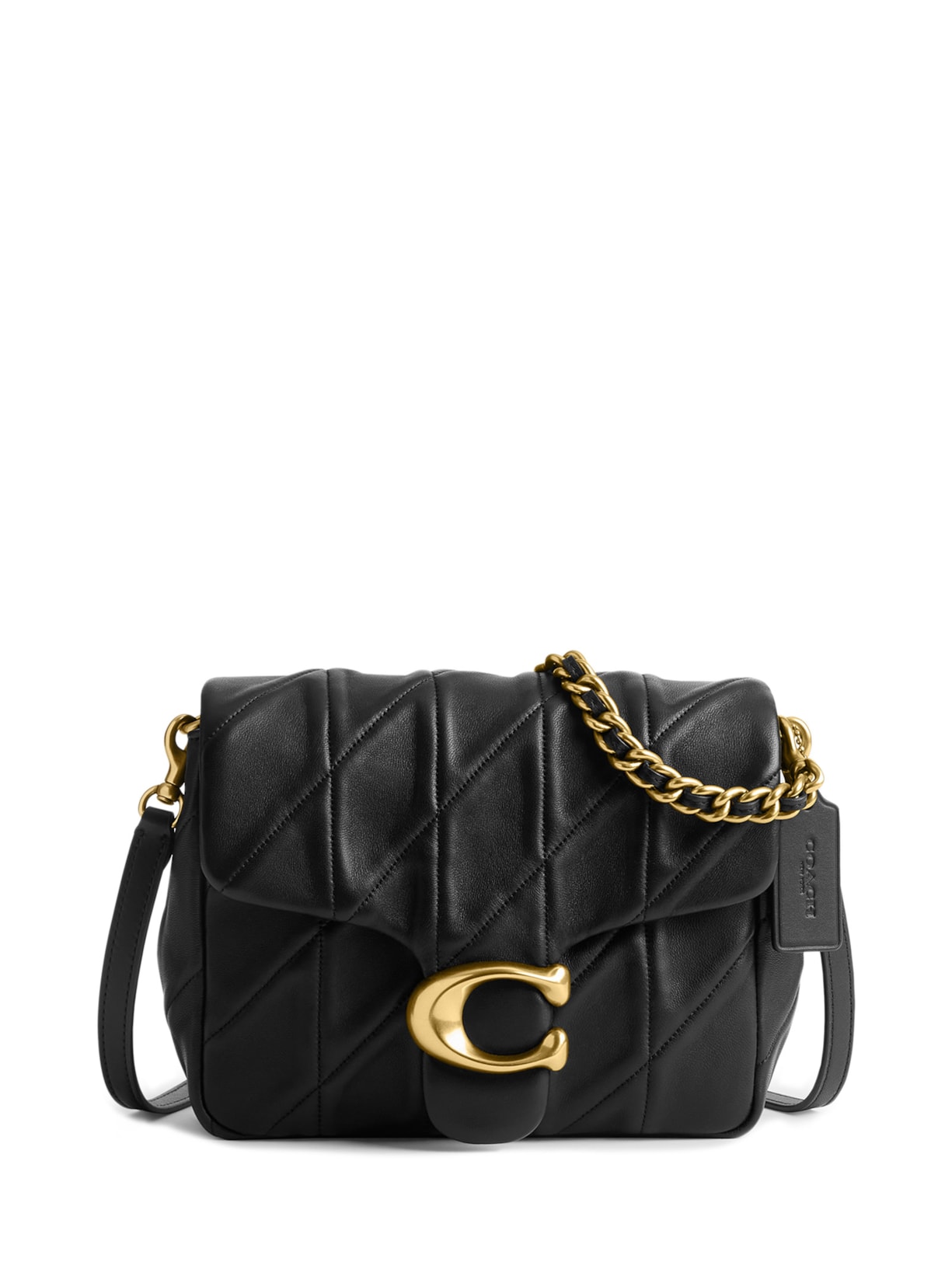 Bolsa Feminina Times Square Tabby Shoulder With Quilting - Preto