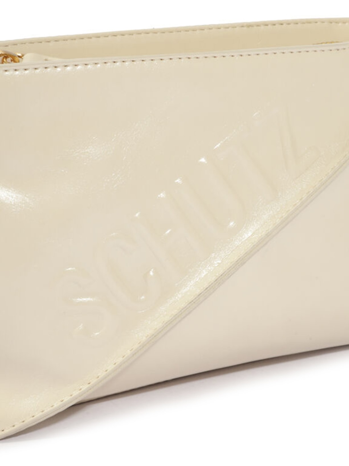 Bolsa Feminina Tiracolo Alycia Verniz Branco Schutz