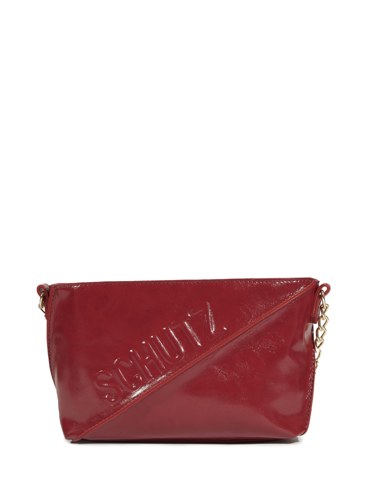 Bolsa Feminina Tiracolo Alycia Verniz - Vermelho