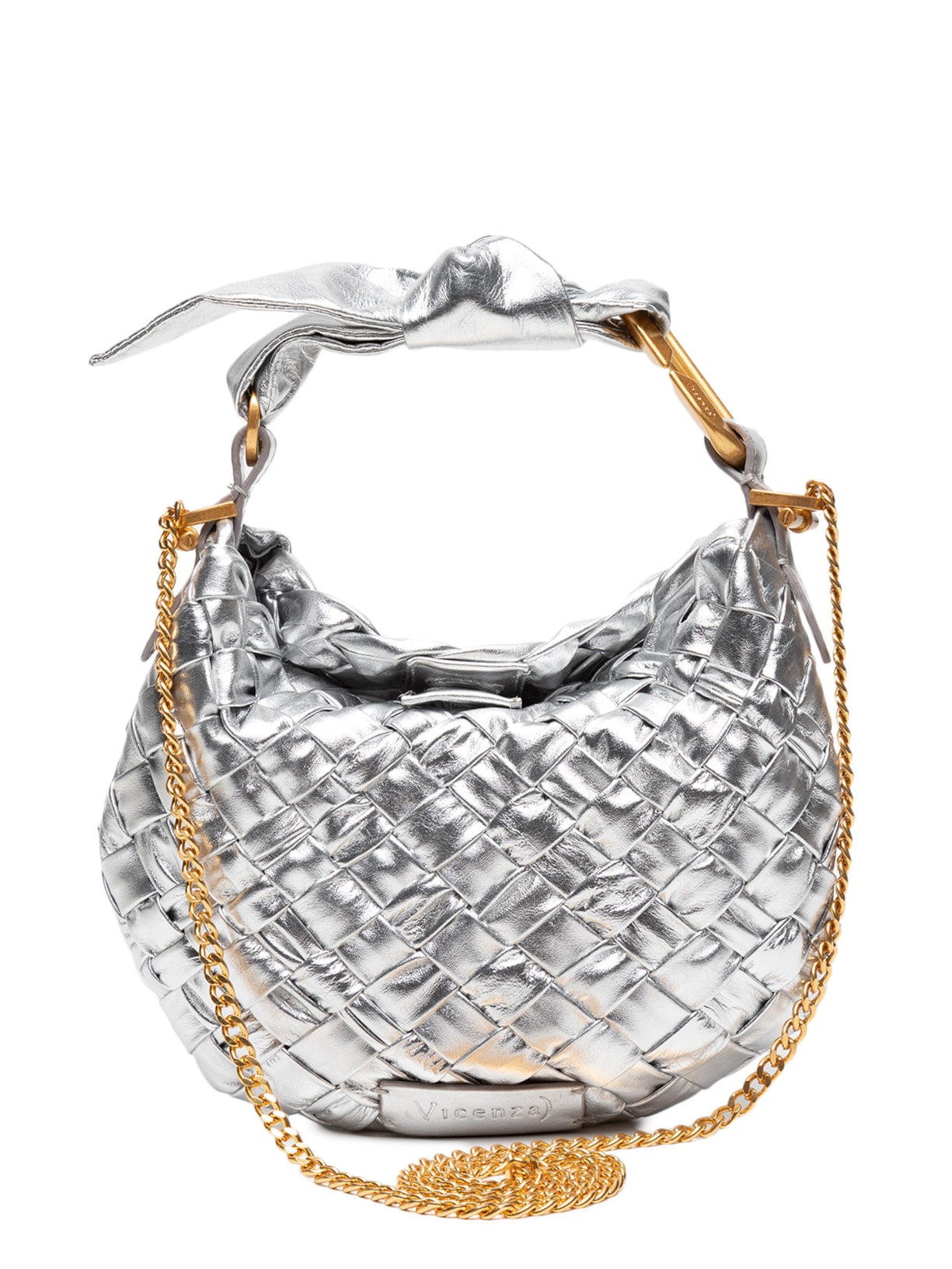 Bolsa Feminina Tiracolo Amélia Pequena - Prata