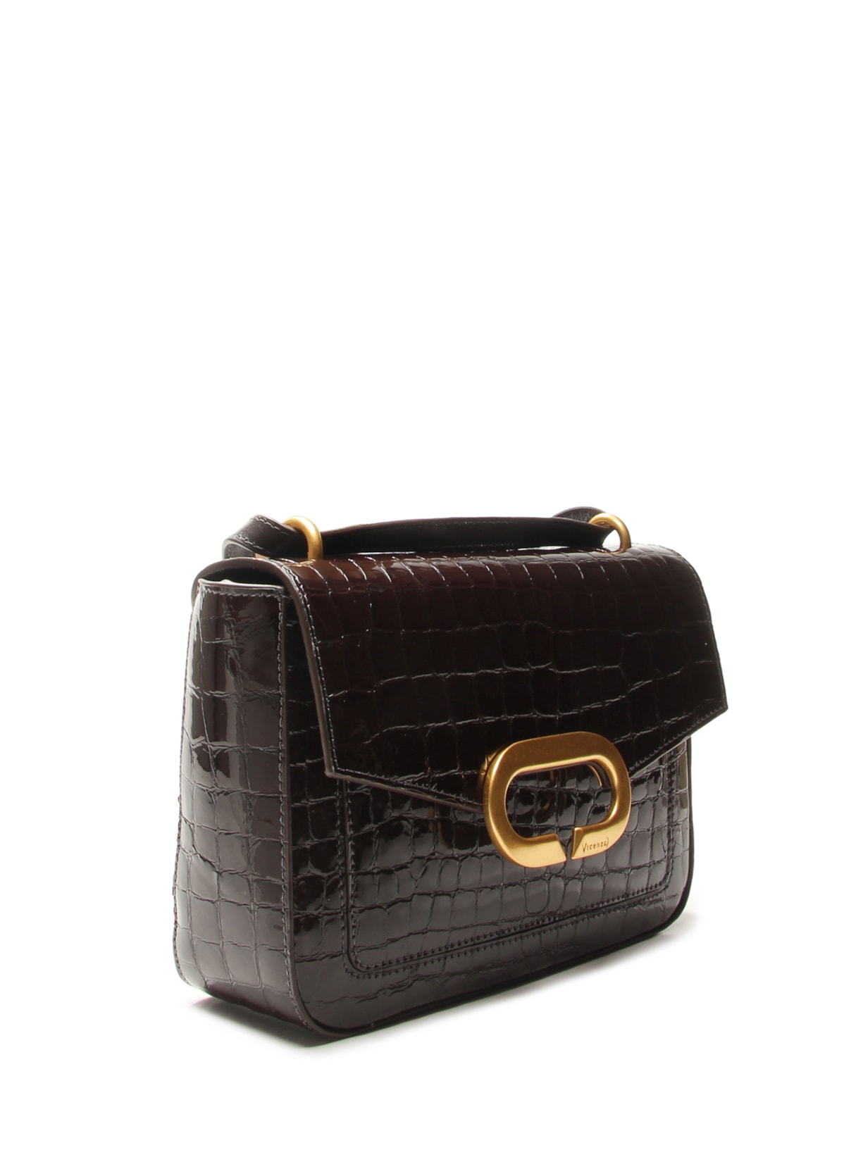 Bolsa Feminina Tiracolo Beatriz Média Marrom Vicenza