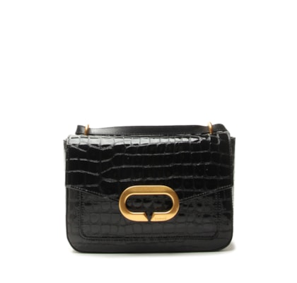 Bolsa Feminina Tiracolo Beatriz Média - Preto