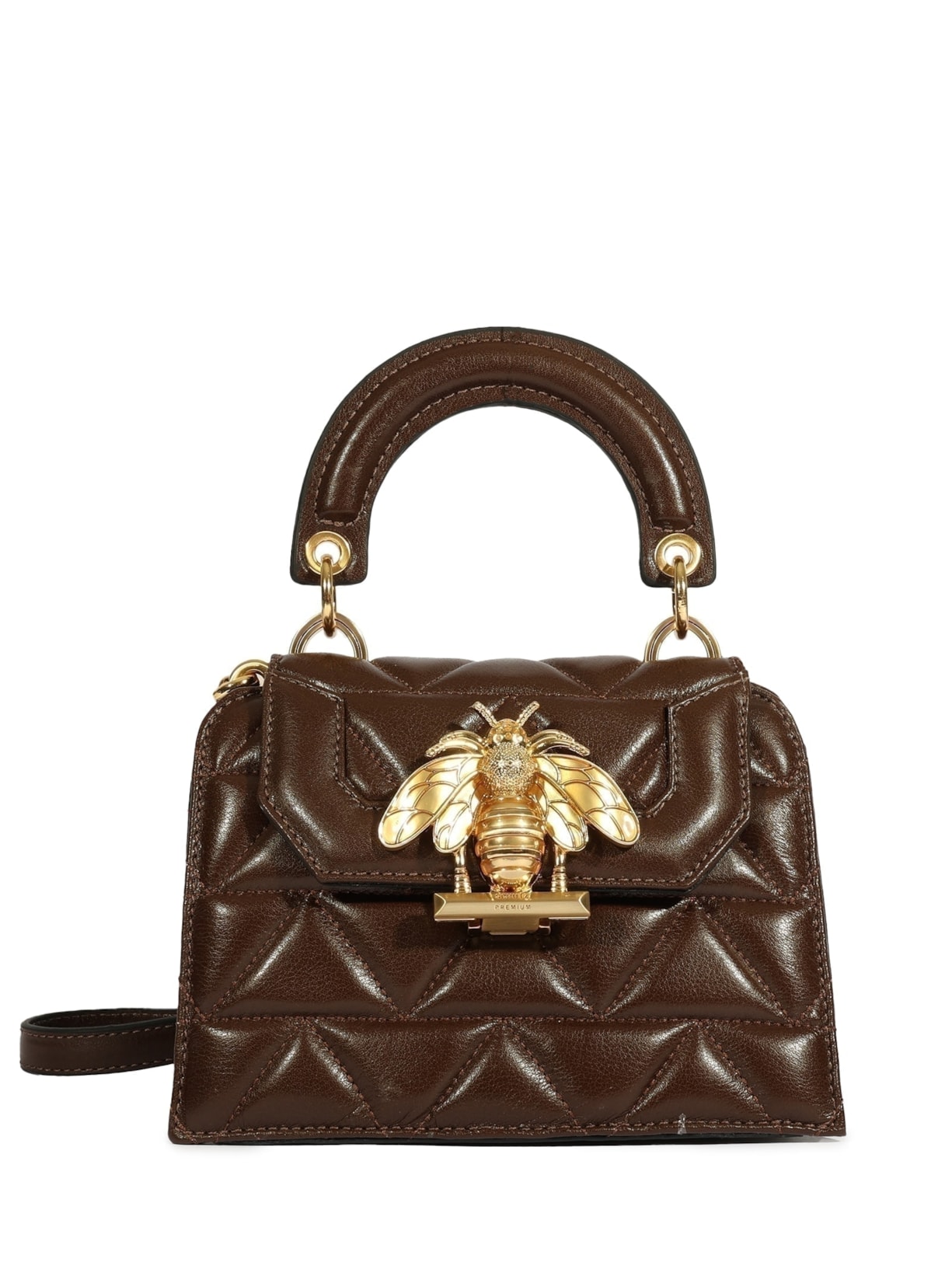 Bolsa Feminina Tiracolo Believe Couro Marrom Schutz