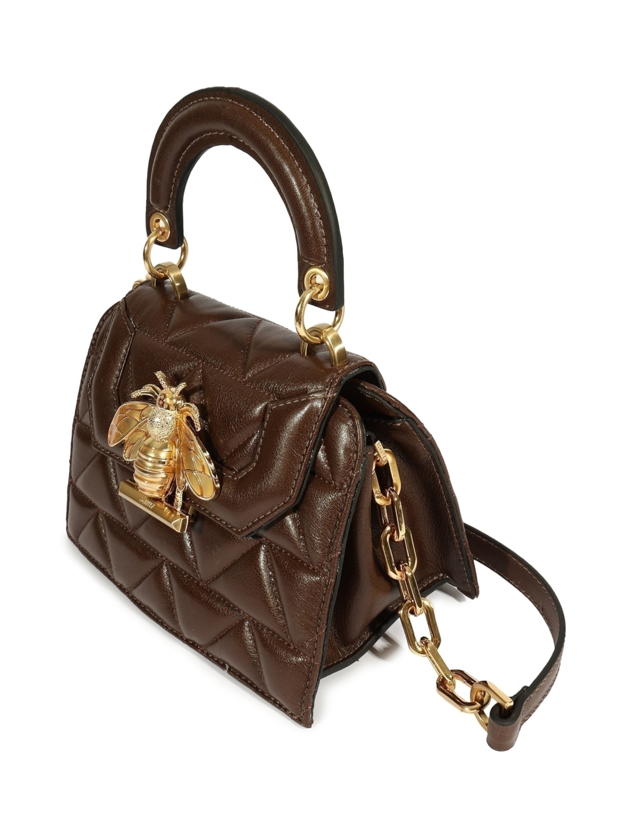 Bolsa Feminina Tiracolo Believe Couro Marrom Schutz