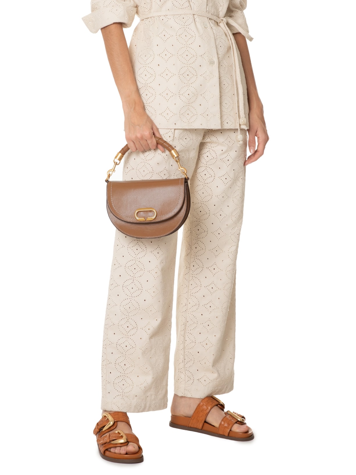 Bolsa Feminina Tiracolo Brenda Pequena - Marrom