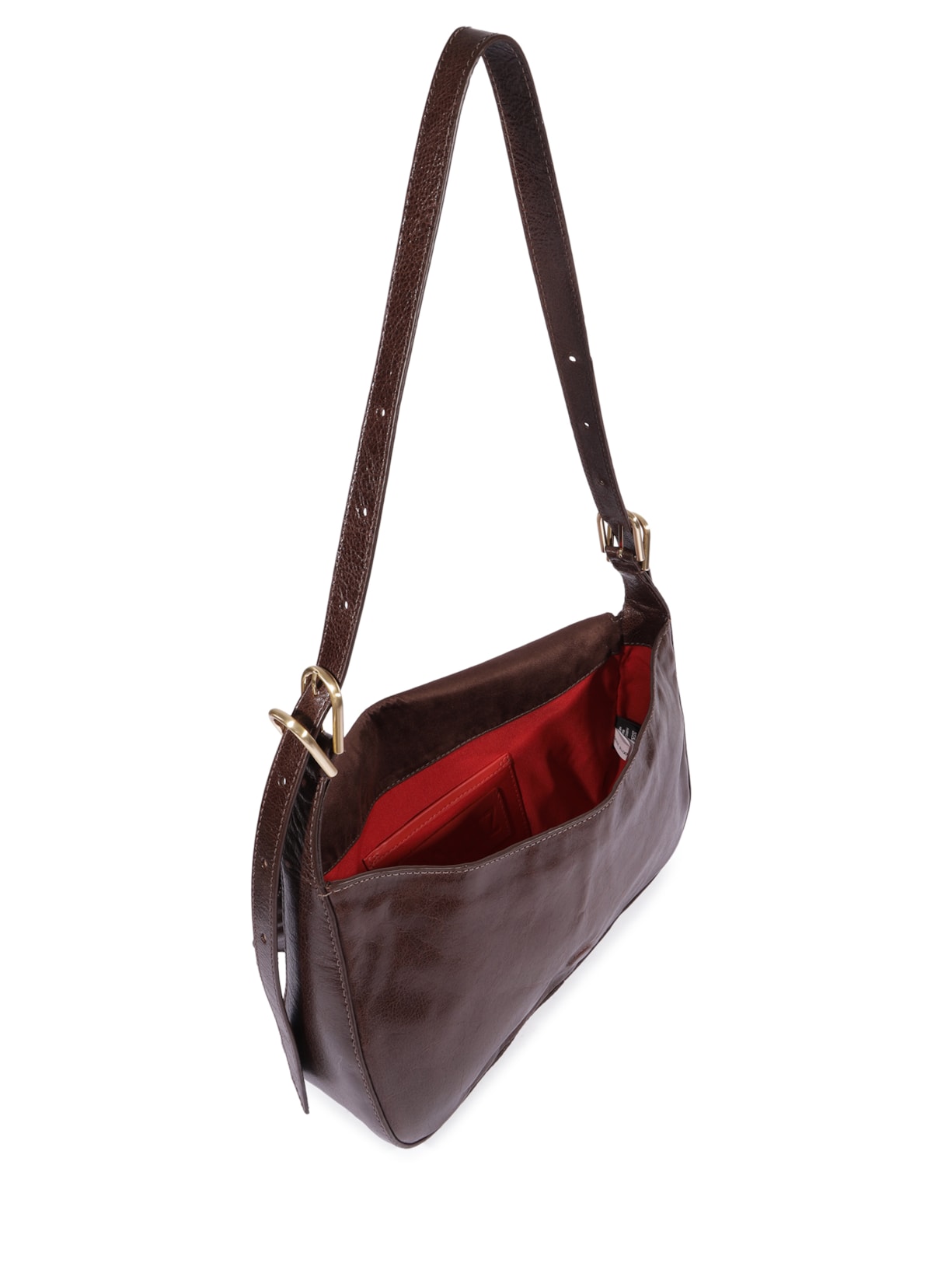 Bolsa Feminina Tiracolo Broken Leather Marrom Schutz