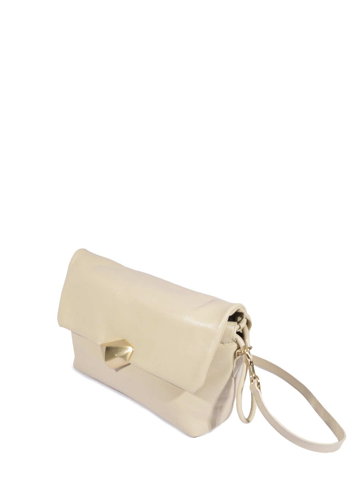 Bolsa Feminina Tiracolo Bubble Couro Branco Schutz