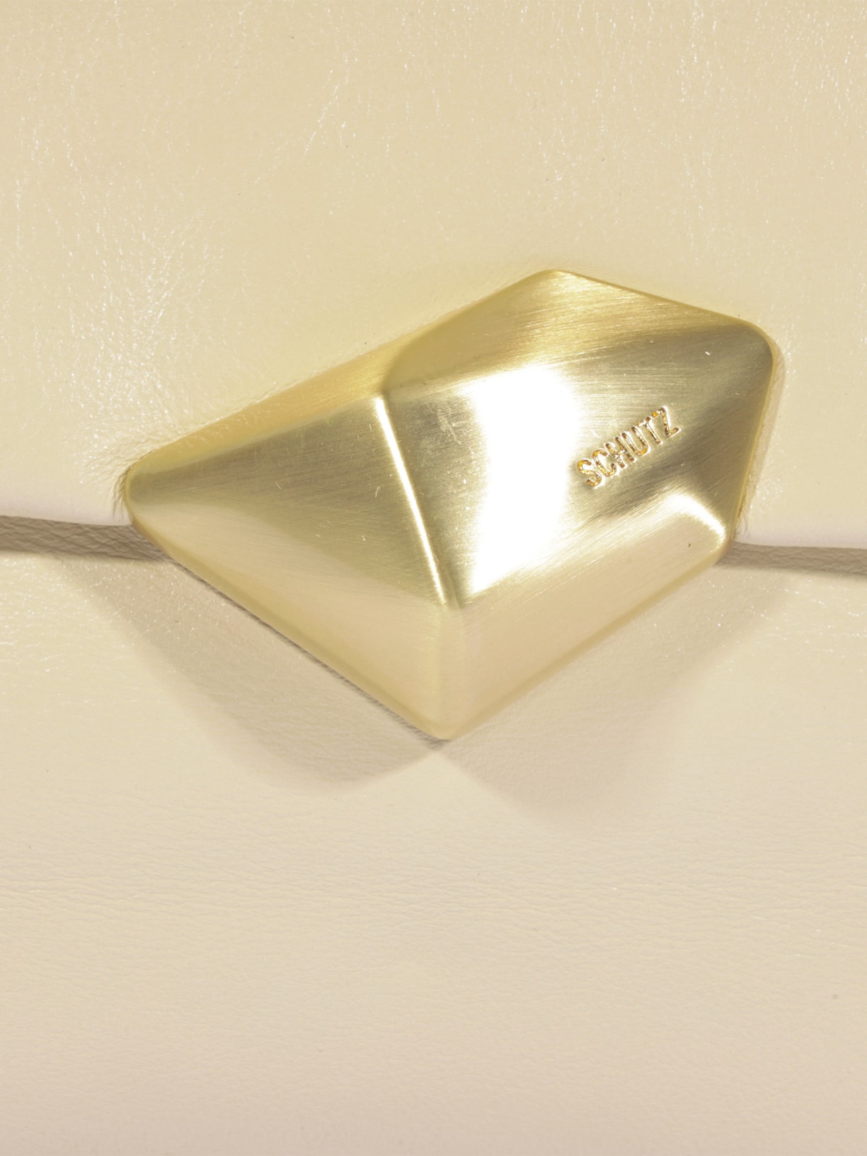 Bolsa Feminina Tiracolo Bubble Couro Branco Schutz