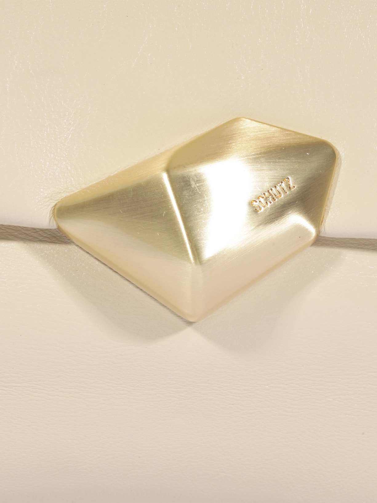 Bolsa Feminina Tiracolo Bubble Couro Branco Schutz