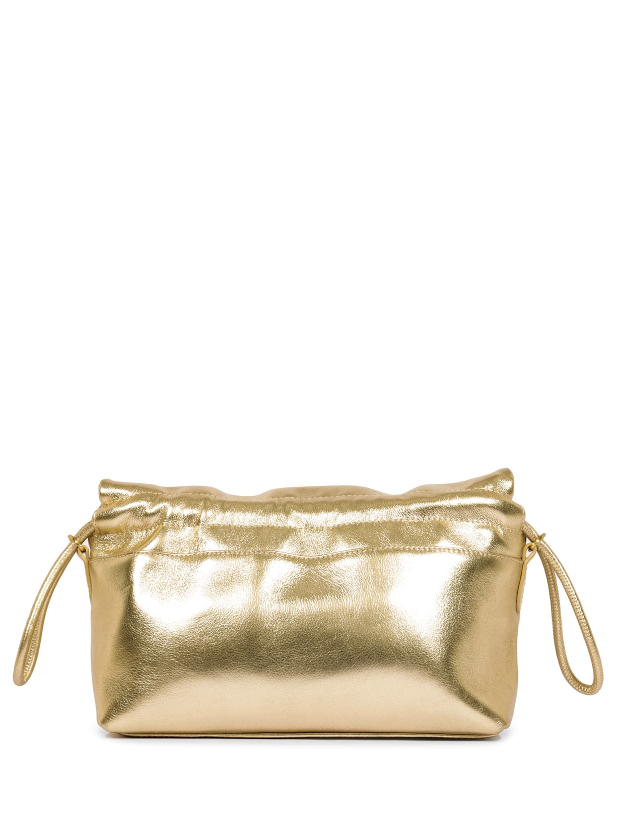 Bolsa Feminina Tiracolo Bubble Couro Dourado Schutz
