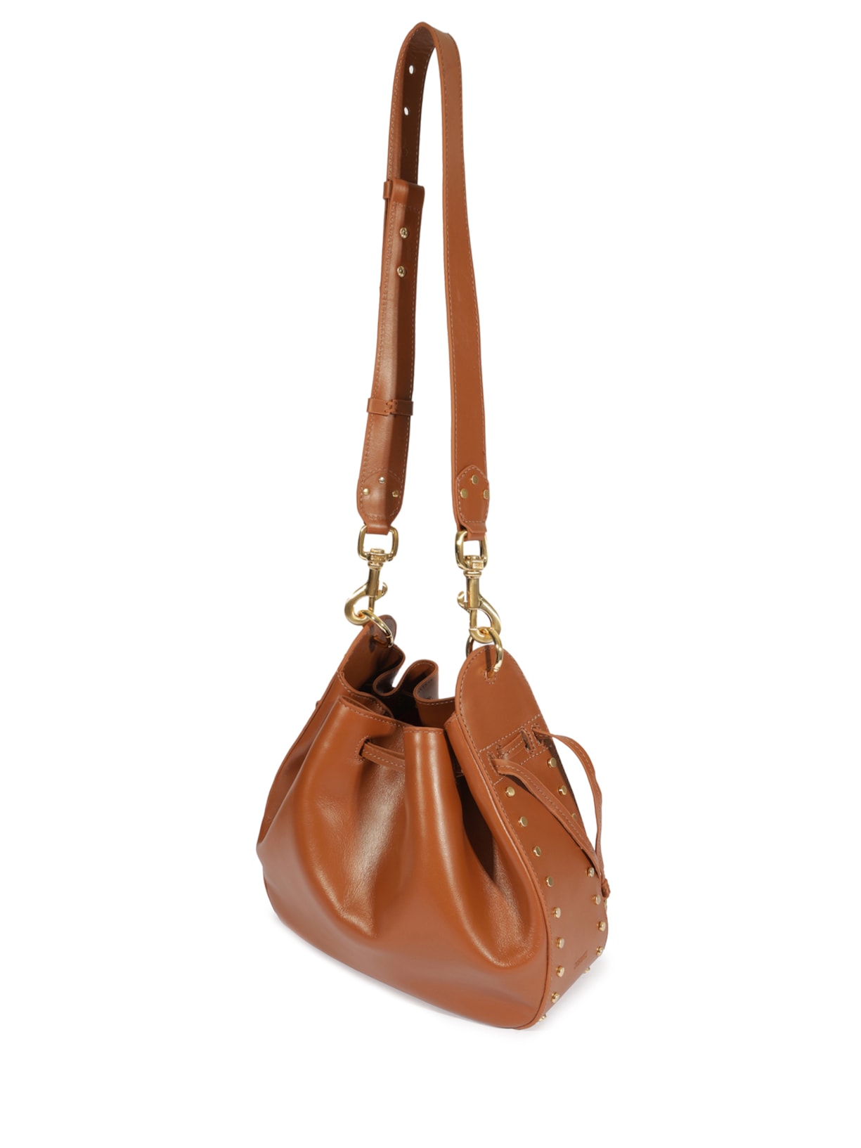 Bolsa Feminina Tiracolo Bucket Hazel Couro Marrom Schutz