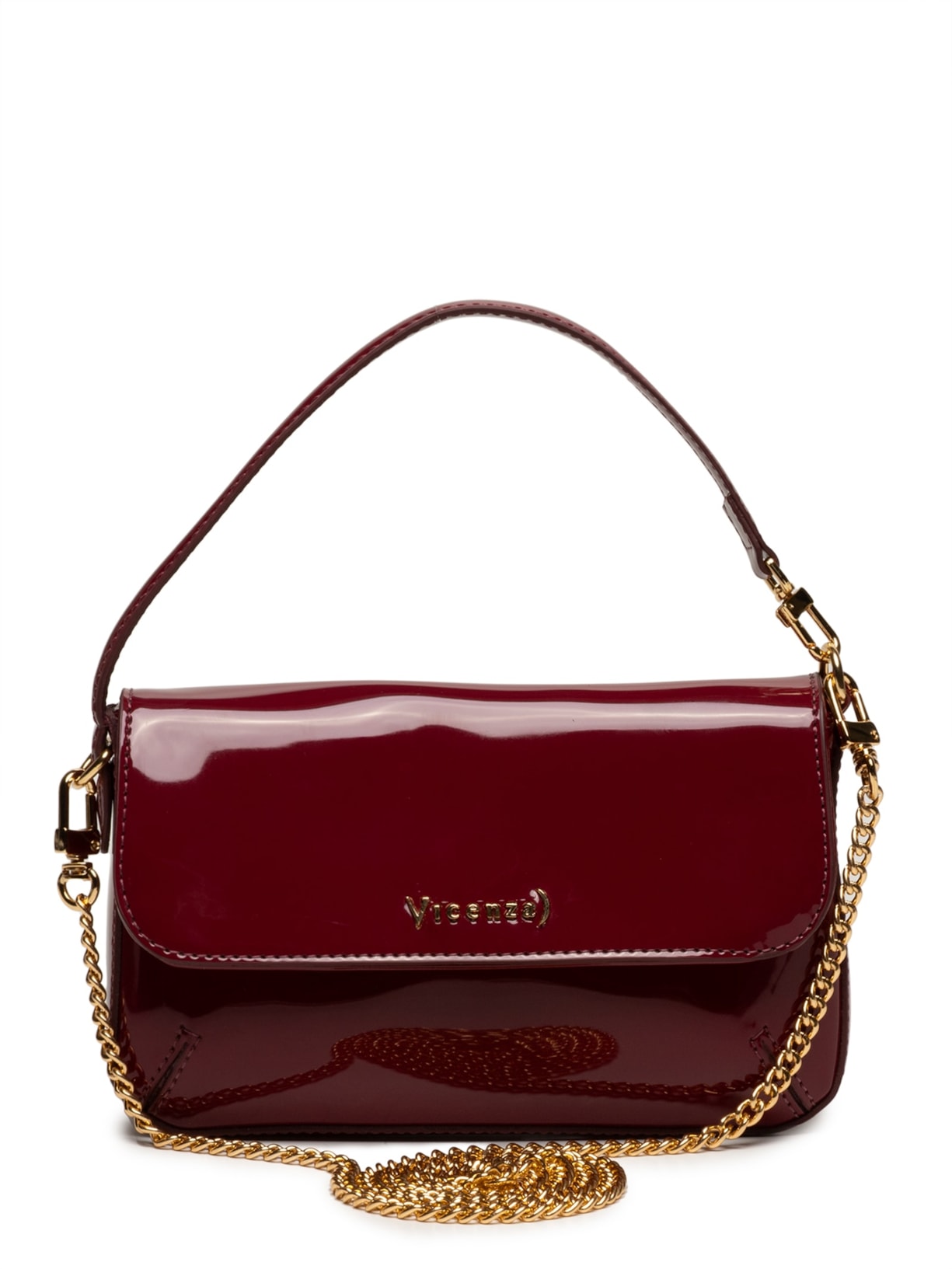 Bolsa Feminina Tiracolo Cíntia Pequena - Vinho