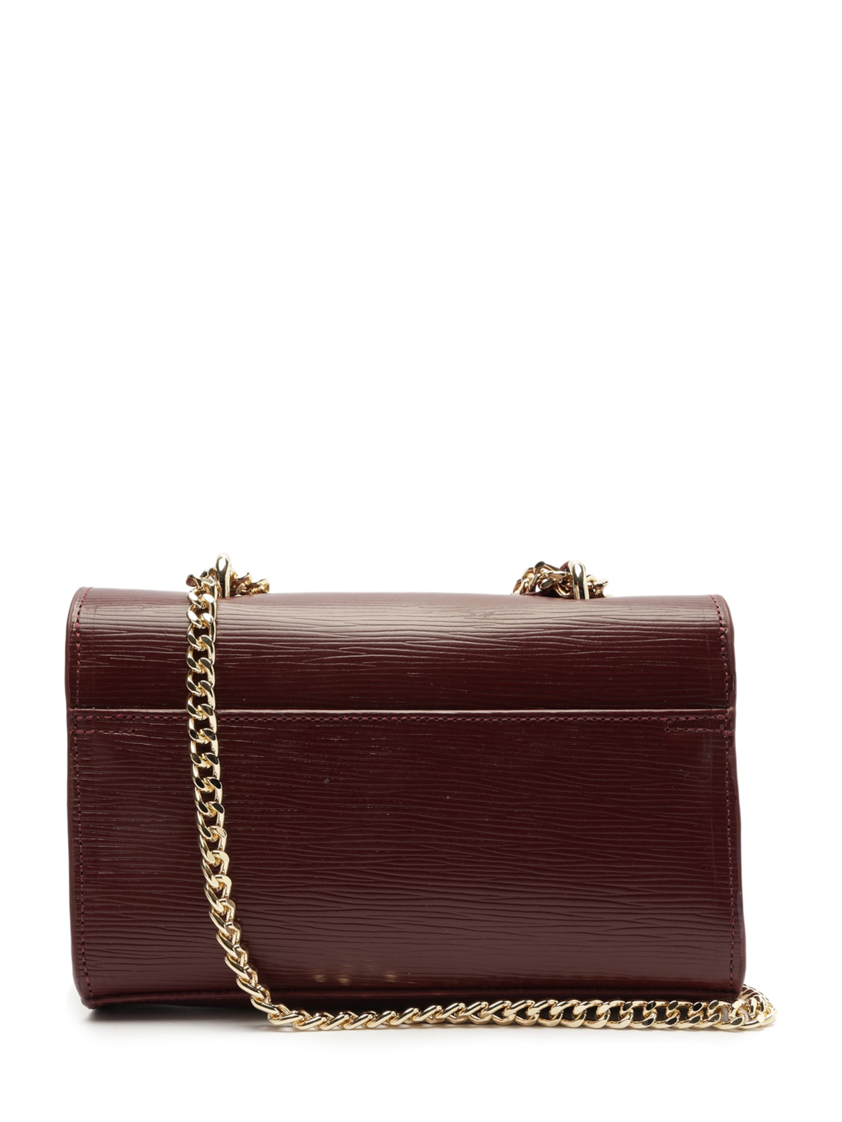 Bolsa Feminina Tiracolo Couro Abraccio Pequena Vinho Arezzo